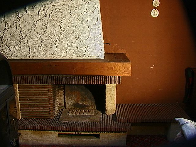 Offener Le Droff Kamin mit Turboflamm