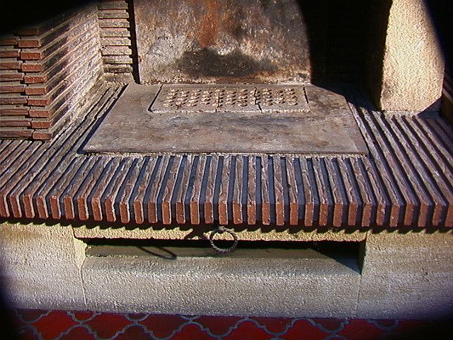Offener Le Droff Kamin mit Turboflamm