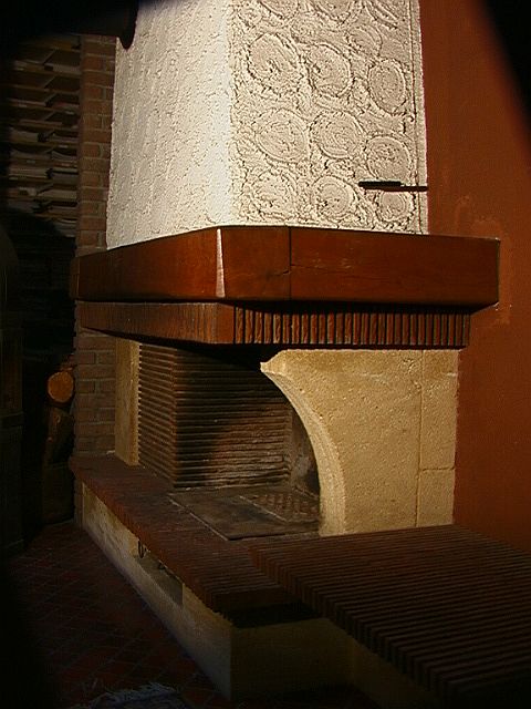 Offener Le Droff Kamin mit Turboflamm