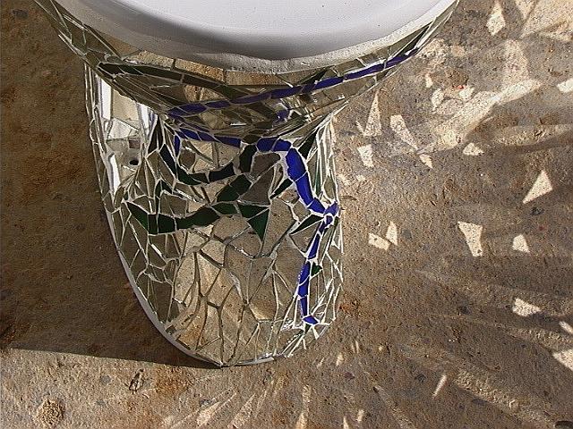 Ein einmaliges Kunstwerk: Mosaik-WC